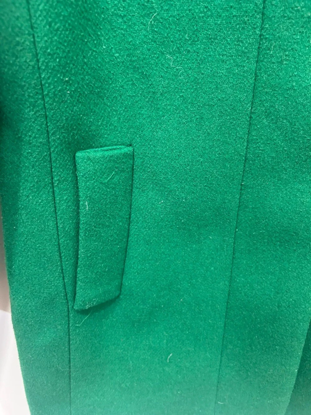 J Crew City Coat Wool Blend Full Zip Jacket Womens Size 2 Classic Preppy Jacket - Picture 2 of 10
